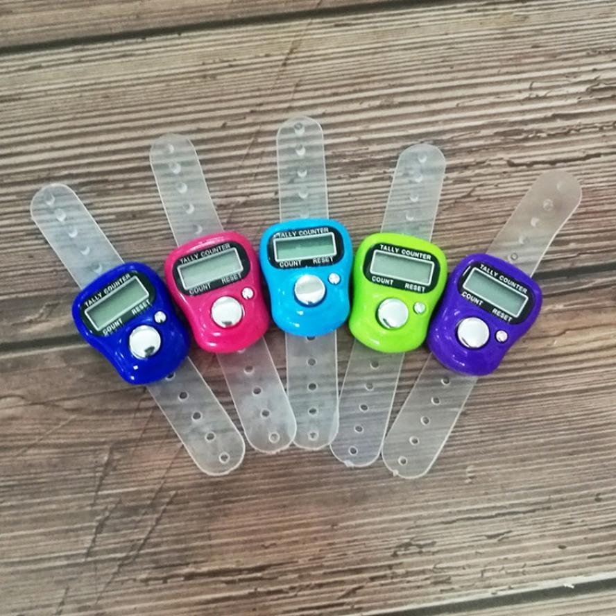1 Pcs Mini Point Marker And Row Finger Meter LCD Electronic Digital Tally Counter For Sewing Knitting Weave Tool