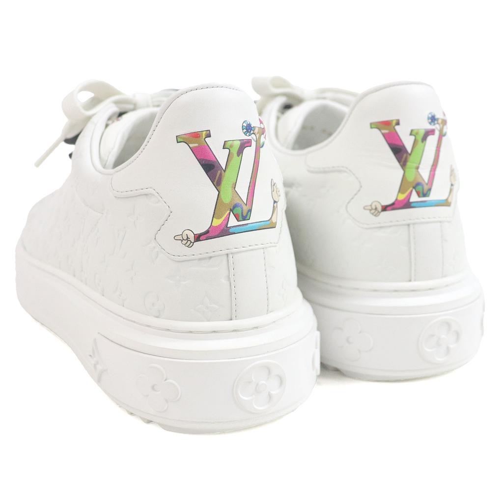 Louis Vuitton Low Cut Sneakers Timeout Line Takashi Murakami Panda Monogram Used