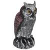 Fake Simulation Owl Statue Decoration Outdoor Garden Plastic Repeller Hunting Decoy1020?1