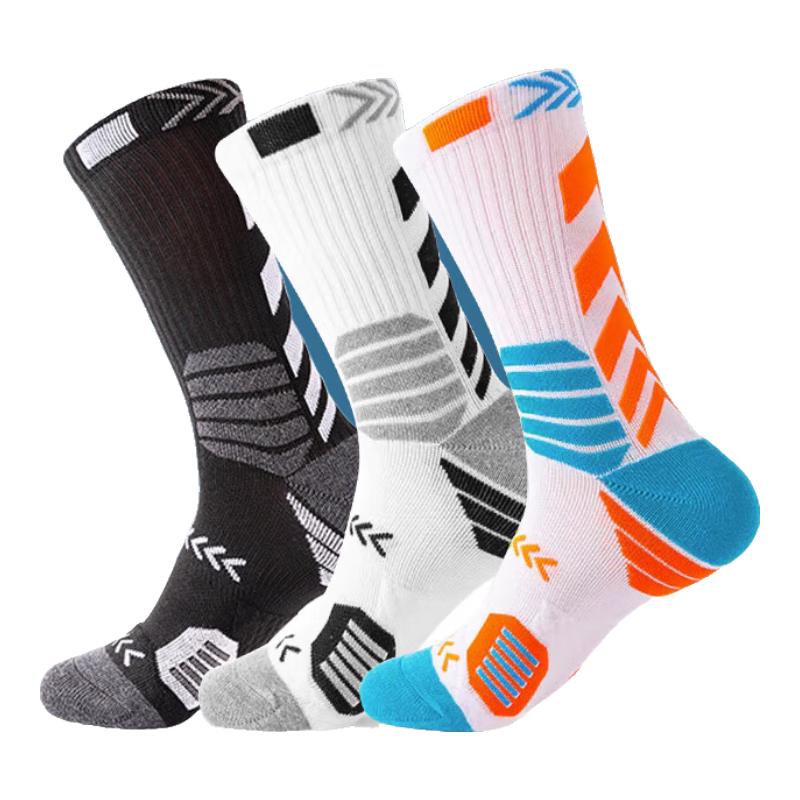 VICTORIATOURIST 3-Pair Basketball & Running Socks