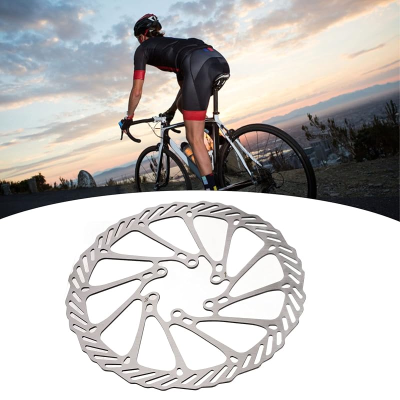 Bicycle Disc Brake Rotors (2pcs) for Road Bikes and Mountain Bikes. Lightweight, High-Speed Heat Dissipation Steel, High Hardness, 12 Bolts, Hollow