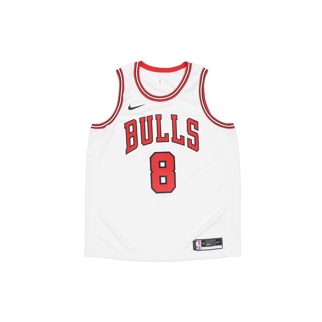 Nike NBA Swingman Jersey Chicago Bulls Zach Lavine No. 8 2020 Season Men Tops White CW3586-105
