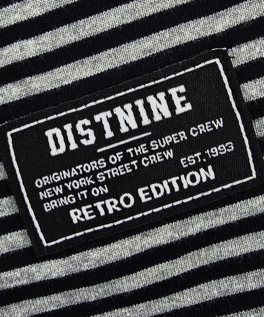 DISTN9NE Label Striped Long Sleeve Tee Lr5Tu522_2 Color