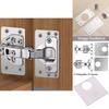 Versatile Stainless Steel Hinge Repair Plates For Modern Cabinet Door Applications