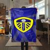 1pz Coperta in Flanella con Fantasia Leeds United Adatta a Tutte le Stagioni per Arredamento Casa Calore e Comfort Regali Regalo Festivo