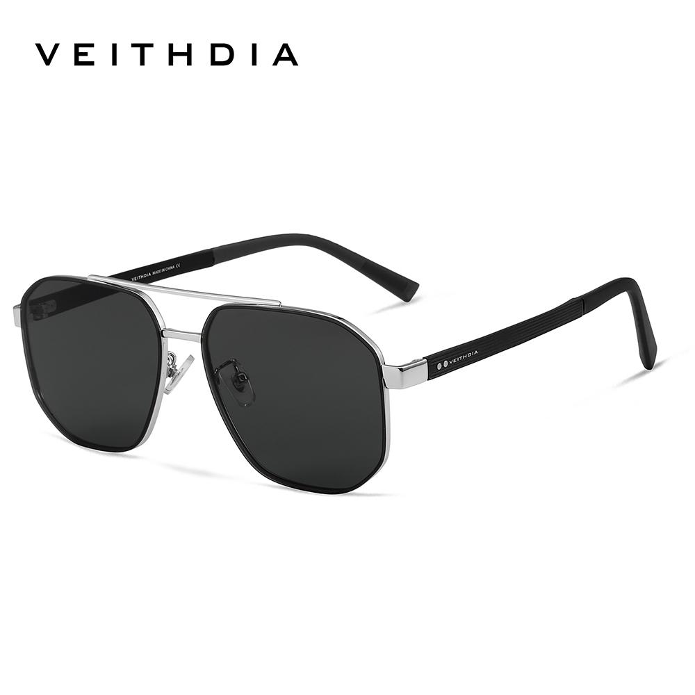 VEITHDIA Brand Vintage Sunglasses For Men Women Polarized UV400 Lens Outdoor Driving Eyeglasses For Male,Fashion Eyewear 8280