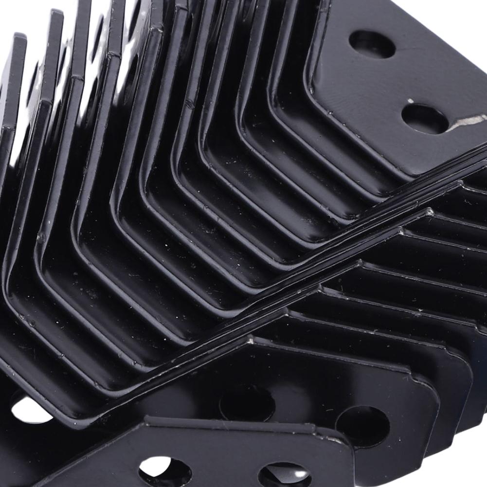 12 PCS Triangular Support Brackets Stainless Steel Furniture Angle Shelf Connector for Wood Furniture Drawer Cabinet Table Chair