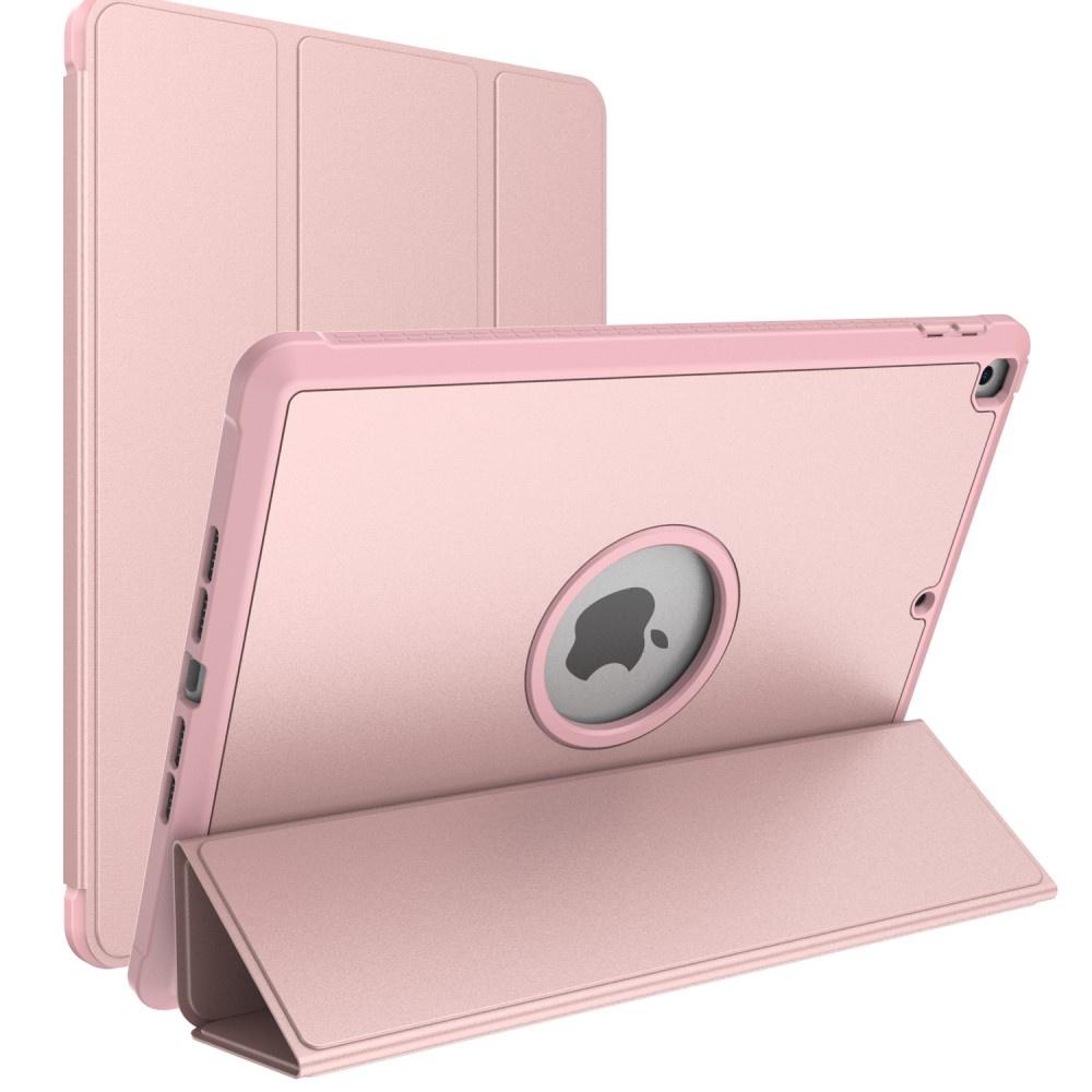 Case for iPad 10.2" 2021/2020/2019 (9th/8th/7th gen.), Tri-Fold with stylus holder, Rose Gold