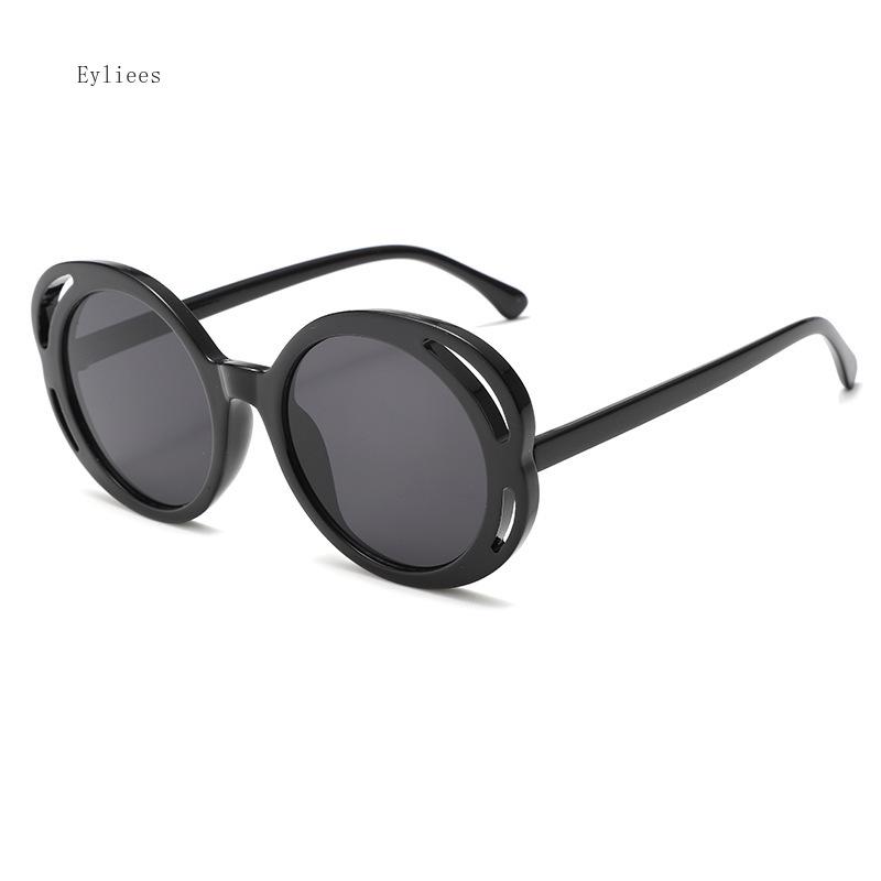 

New in Fashionable Female s Vintage Camellia Sunglasses Large Frames Pattern Unique Style European American Popularity gafas