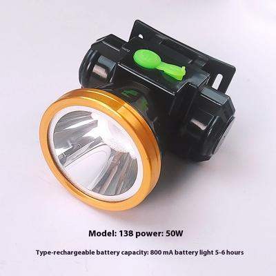 Linterna frontal LED de luz potente para exteriores, recargable, para pesca nocturna, camuflaje, impermeable