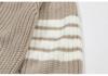 Autumn/Winter Thick V-neck Cardigan Four-Bar Knit Unisex Sweater Coat