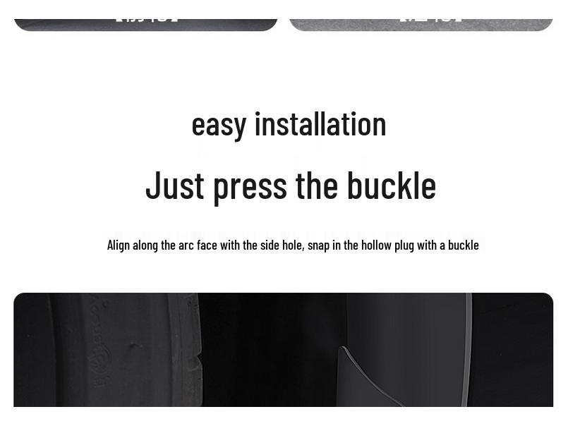 Tesla Model 3/Y Kotflügel vorne Erneuerungskit - Zubehör für kurze Reifenmodifikation