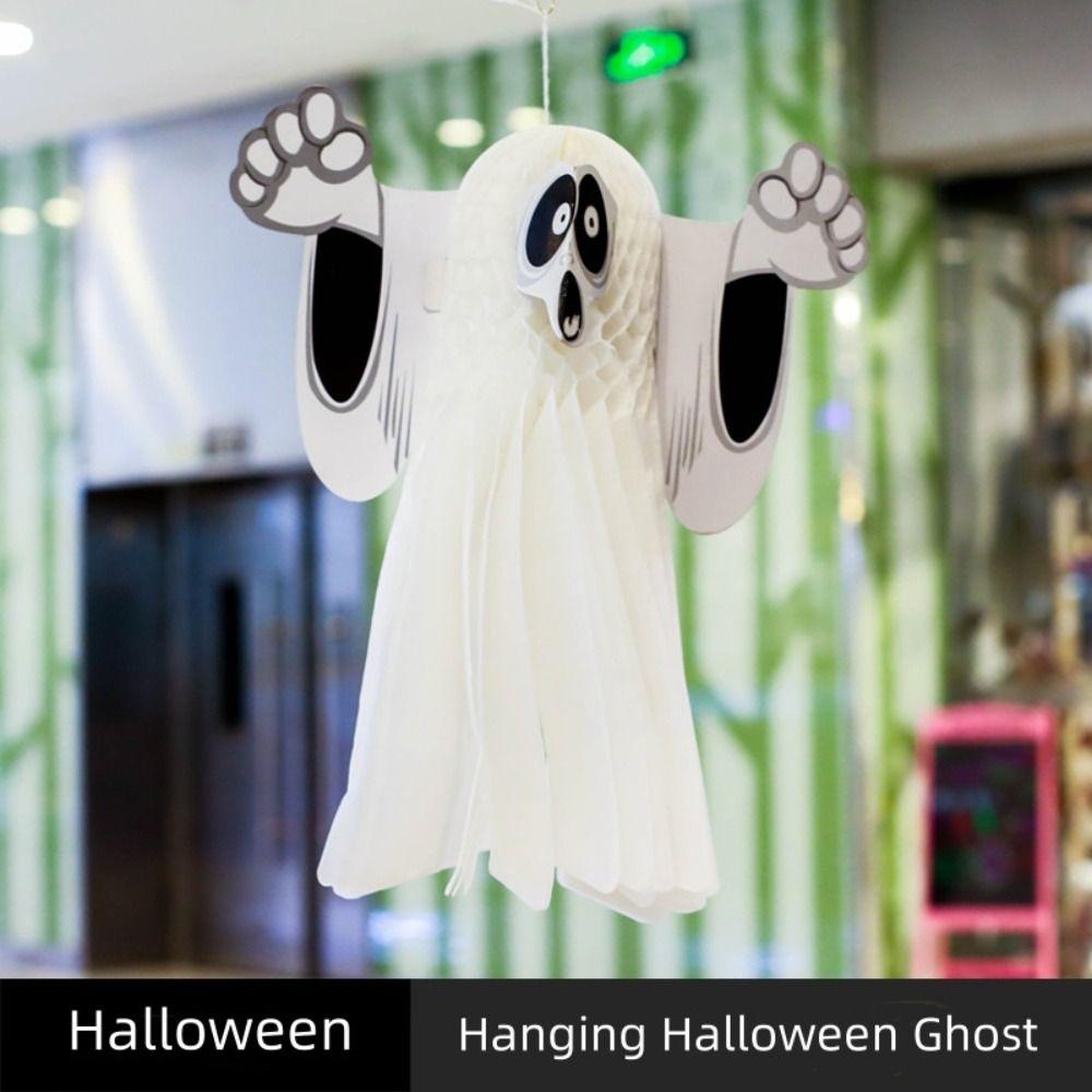 DIY Door Pendant Movable Hanging Halloween Ghost Halloween Hanging Ornament  Indoor