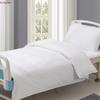 white 3-piece set (flat sheet + duvet cover + pillowcase)