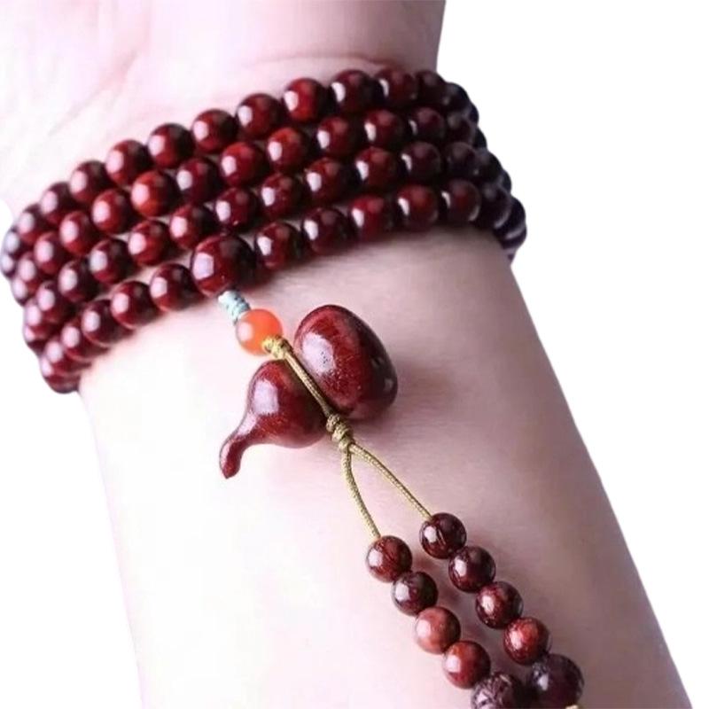 Sandalwood & Rosewood Women s Prayer Bead Bracelet - Retro Chinese Style Consult