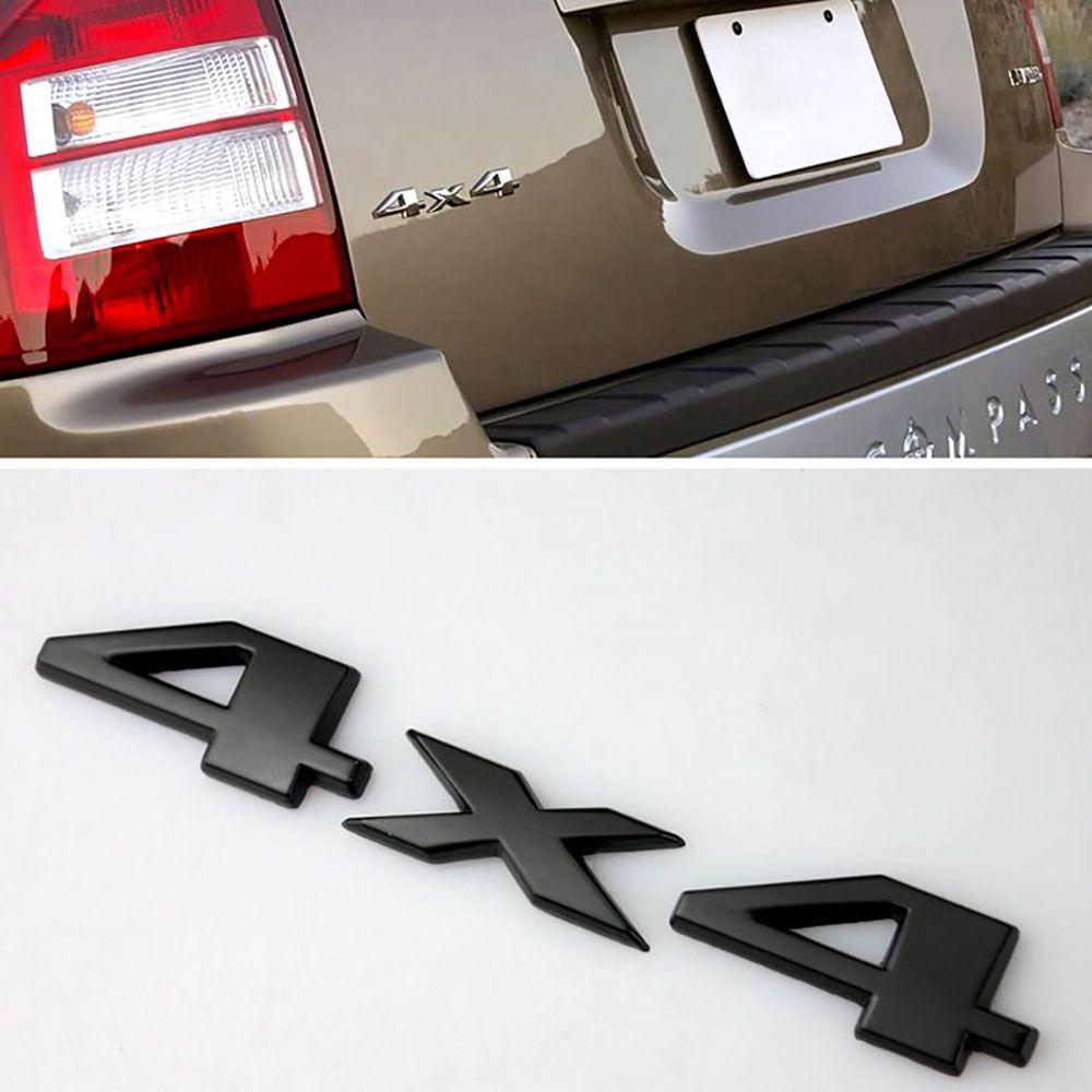 ABS Black 4X4 Logo For SUV Truck Auto Accessories Car Sticker Auto Decals Car-styling Emblem Badge