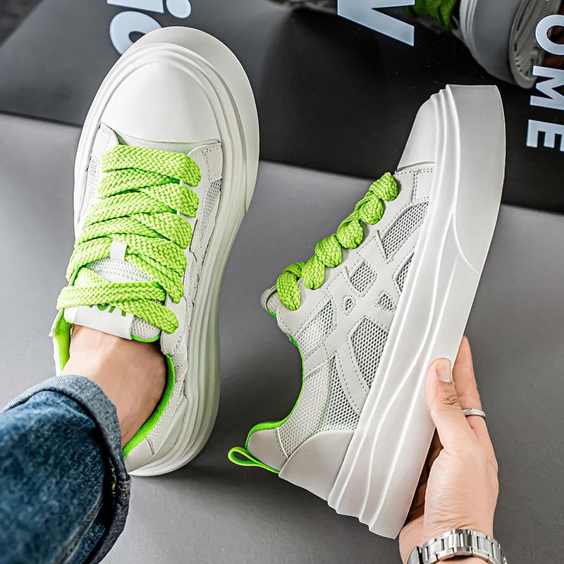 Student board shoes summer new mesh breathable platform Internet celebrity explosion youth trendy shoes fashion Korean version casual shoes