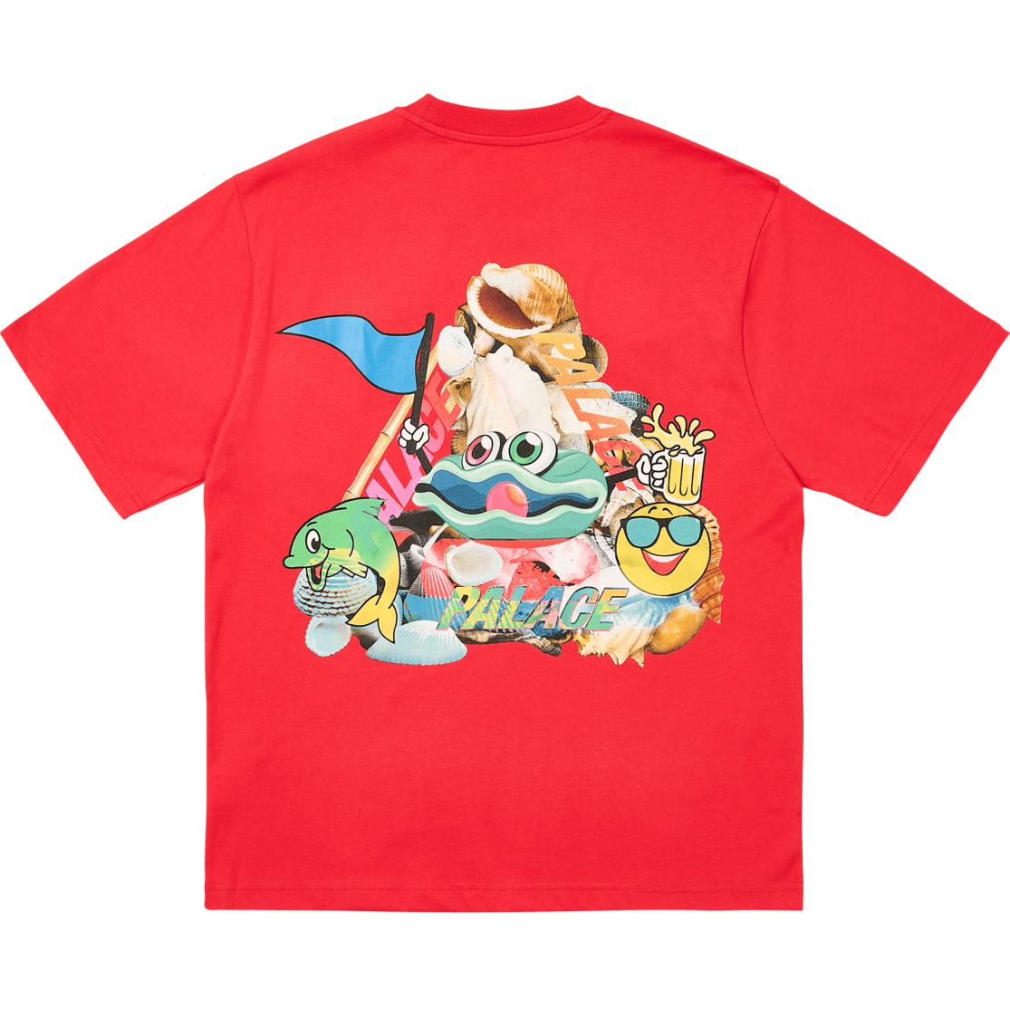 

Palace Футболка P Sea Tomato Red унисекс топы P27TS338 L