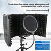 Soundproof Microphone Cover: Noise-Reducing Folding Windscreen for Studio Recording