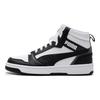 Puma Rebound V6 Versatile Durable Breathable Mid-Top Sneakers Unisex Sneakers White Black Fog-Gray 392326-01