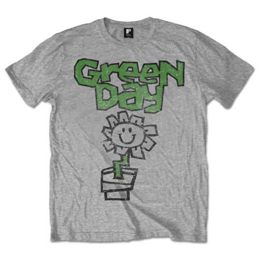 Green Day Flower Pot Unisex TShirt L