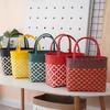 Weaving Handbag Ins Shopping Shopping Basket Beach Picnic Outdoor Hand Carry Vegetable Basket Versatile Fashion Vacation Bag