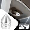 uxcell Tire Valve Cap, Tire Valve Stem Cap, Dust Valve Cap, For Motorcycles Wheels,
