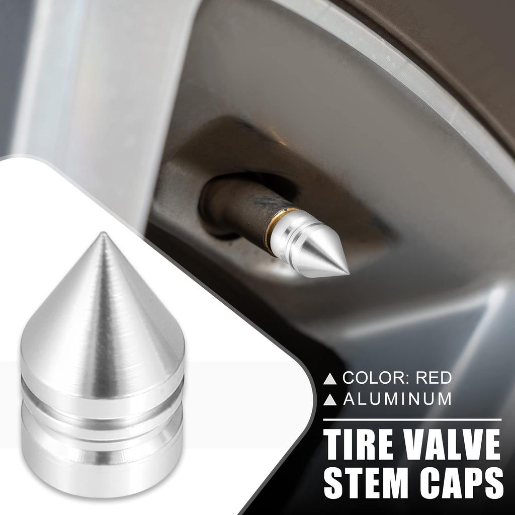 uxcell Tire Valve Cap, Tire Valve Stem Cap, Dust Valve Cap, For Motorcycles Wheels,