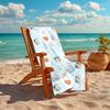 1pc Miffy1 Beach Towel, Comfortable and Thick, and Swimming/Bath/Picnic/Camping Towel, Suitable for Seaside Beaches