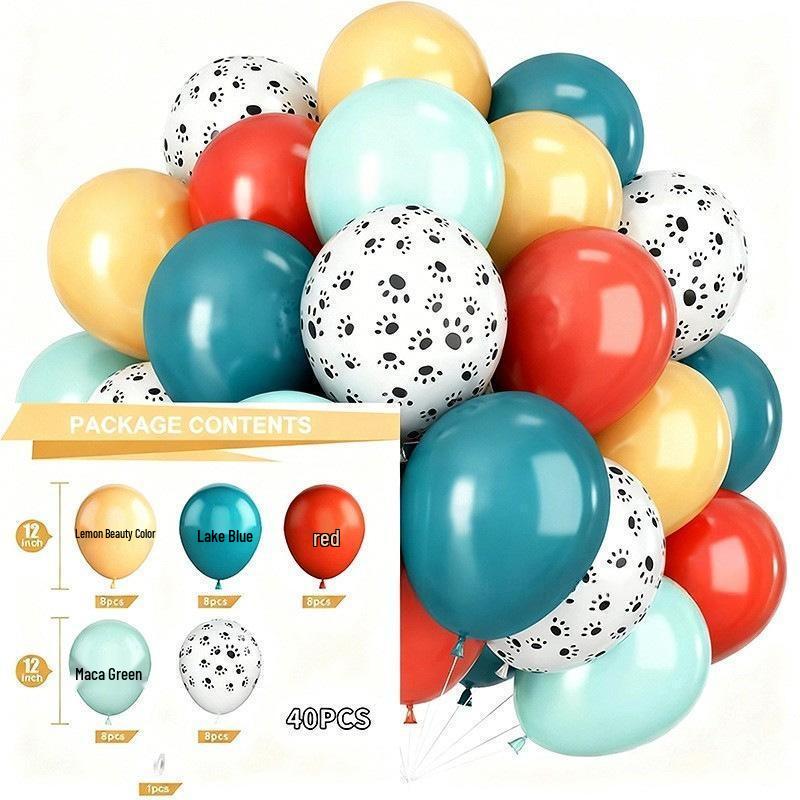 Neues Jahr Matt Glitzer Metallisch Latex Ballon Set für Dekorative Foto Atmosphäre