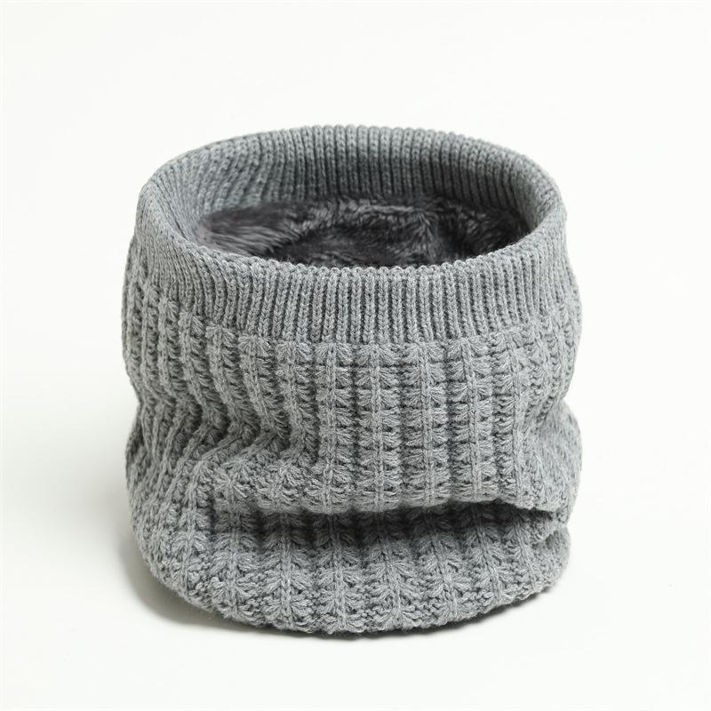 Imitation Rabbit Fur Solid Outdoor Windproof Ring Scarf Women Thick Winter Warm Scarves Knited Head Neck Wraps Neckerchief Mask