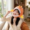 Soft Skin-friendly Plush Anglerfish Hat Cotton Filled Fish Headwear Party Photo Prop Hat  Fantasia