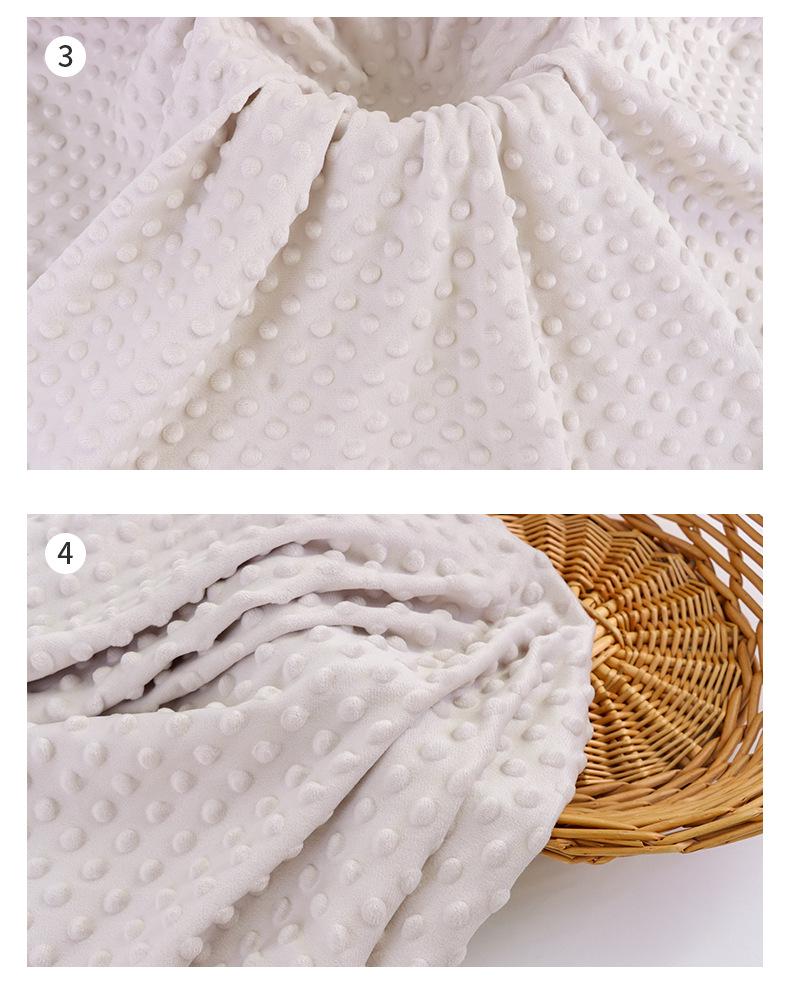 Spot Doudou Velvet Infant Sheet: Crystal Soft Bubble Velvet Fabric, Multiple Widths, Comforting Fit, Doudou Blanket Material