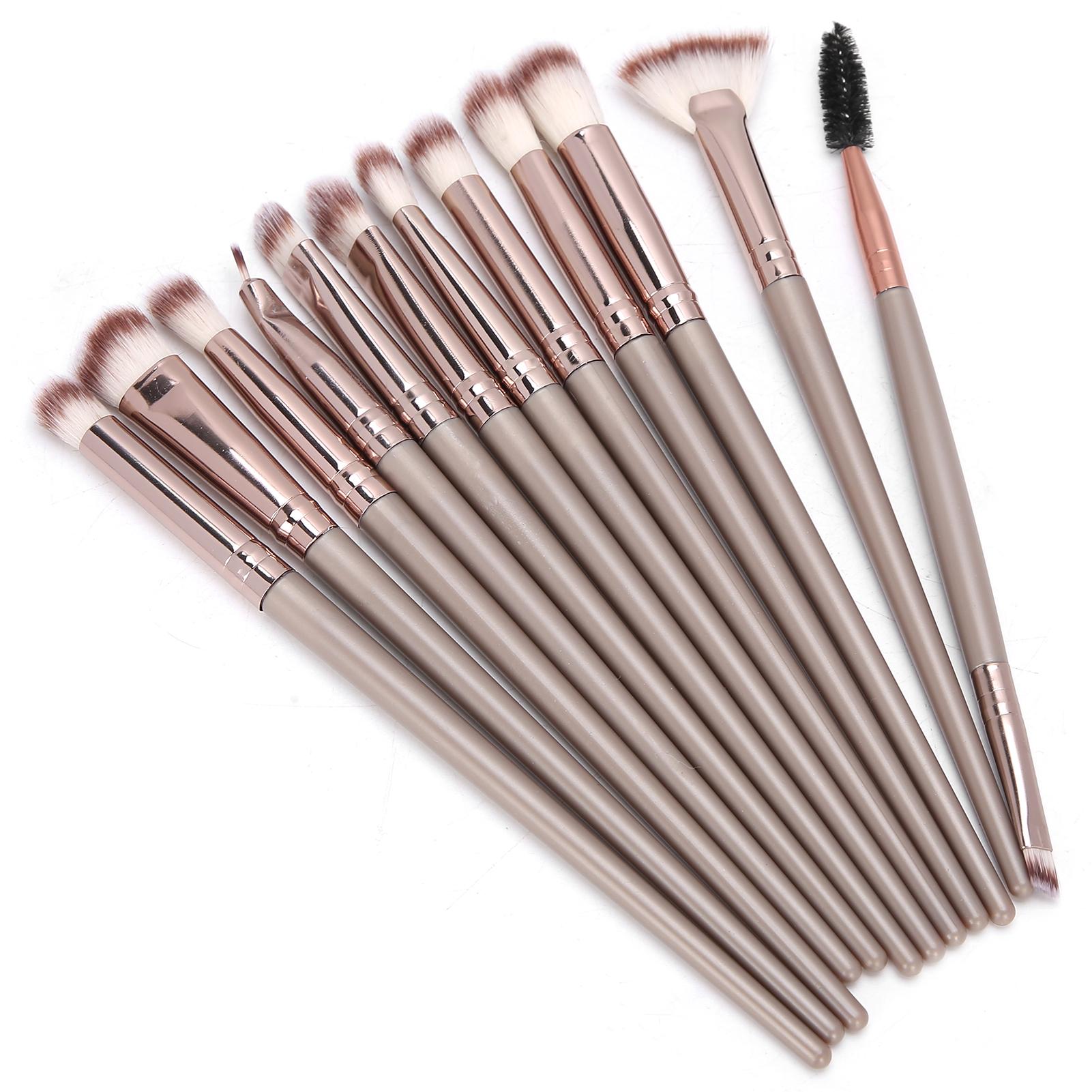 

12pcs Makeup Brushes Set Loose Powder Blush Powder Concealer Eyeshadow Lip Brushes