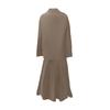 Women's Fashion Casual Retro Large Size Lapel Long Sleeve Shirt Dress Casual Two-piece Set
