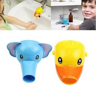 Hübsche Wasserhahnverlängerung mit Cartoon-Motiv für Kinder, zum Händewaschen im Badezimmer, Waschbeckenzubehör, Küche, praktisch als Waschhilfe für Babys