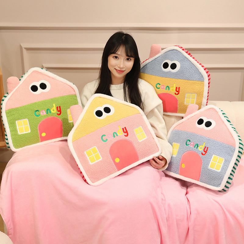 Dopamine Throw Girls Pillow Blanket 2 In 1 Sofa Office Children Room Doll Gift