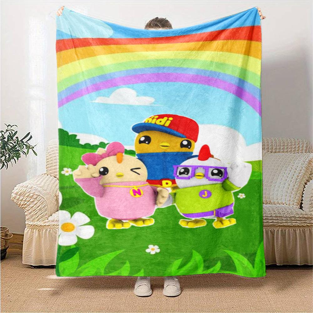 Didi and Friends Print Flannel Blanket High Quality Warm Comfortable Cover for All Seasons Perfect for Gifts Home Decor