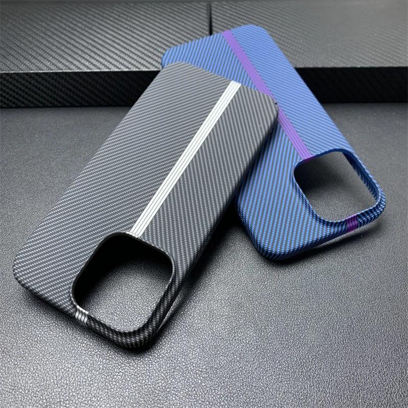 Husă de Telefon din Silicon cu Fibră de Carbon în Două Culori pentru iphone11 12 13 14 15 16 Pro Max Plus Ultra Subțire Antișoc Bumper Husă de Lux