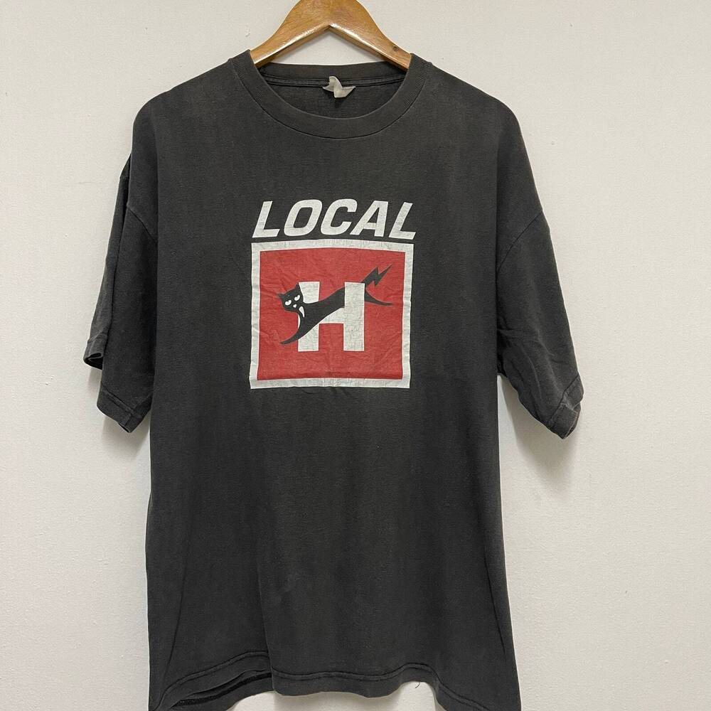 

Вінтажна футболка 90-х Local H “Neveready 1997 Grunge Band / Рідкісна / Недооцінена / Унісекс Футболка XXXXL