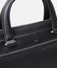 Lanvin en Bleu Bump Herren Schwarze Business-Tasche
