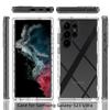 PET Front Screen Protector Phone Case For Samsung Galaxy S23 S24 S25 Ultra S22Plus Hard Plastic Frame Transparent TPU Back Cover