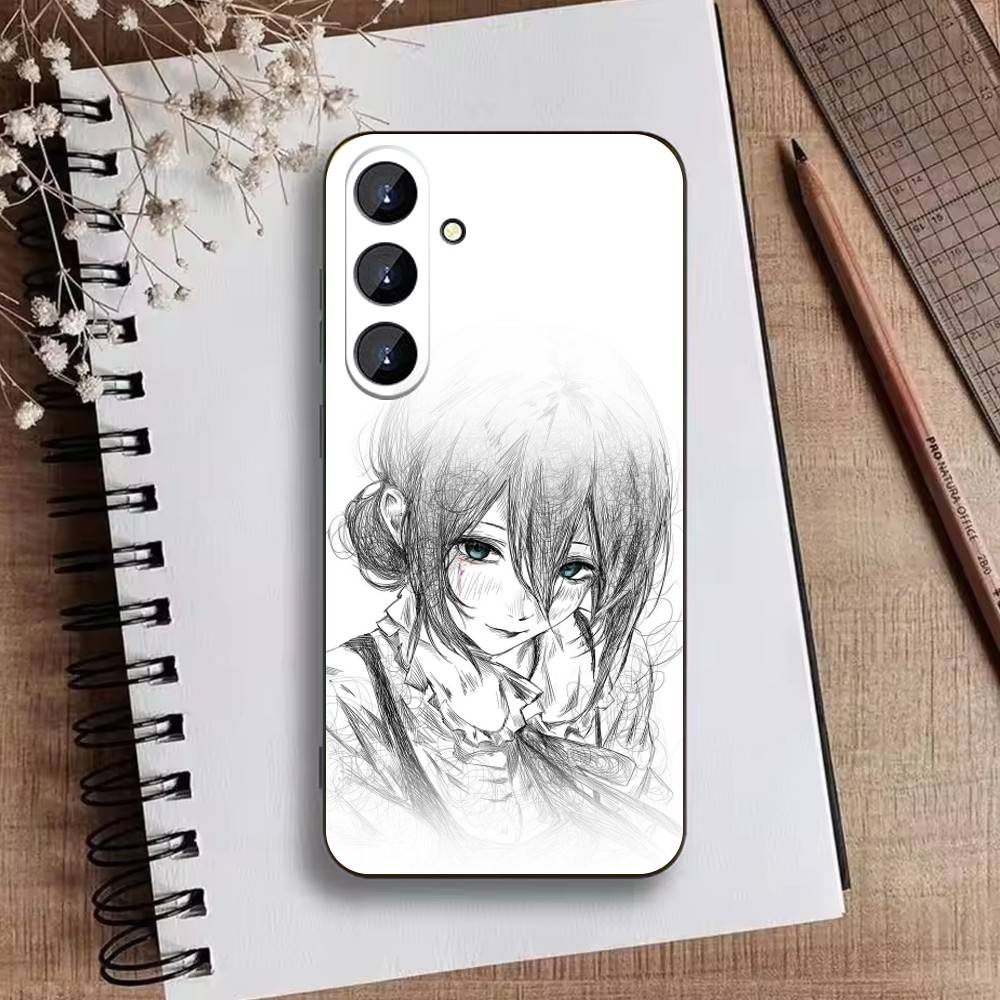 

K-Reze C-Chainsaw Man Phone Case For Samsung Galaxy A73,A72,A71,A70,A52,A51 Others Soft Black Cover Samsung a73 5g