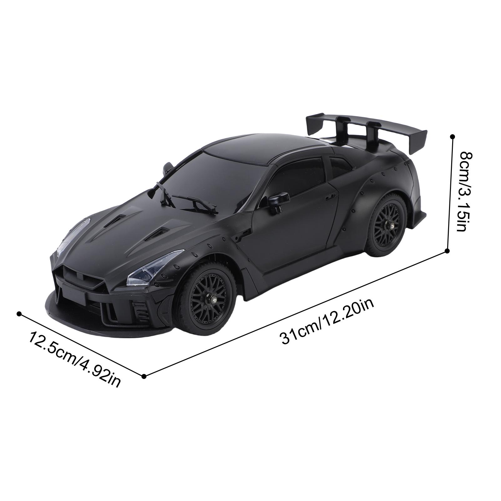 

1:16 2.4G RC Drift Car with Gyro, LED Lights, Interchangeable Tires, Remote Control Car for Adults and Kids Black 1 1xBattery чёрный