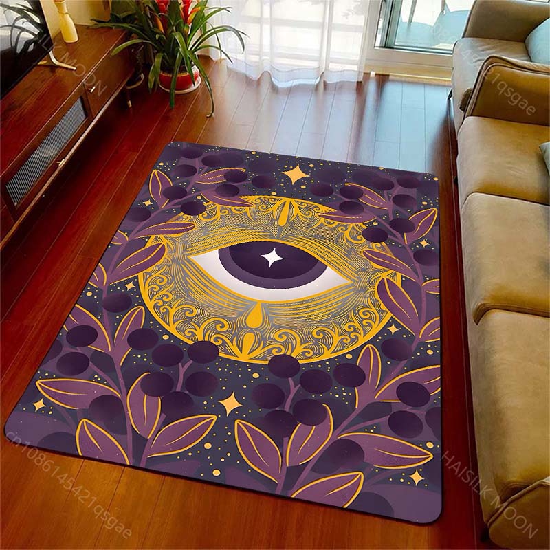 17 Styles Witch Eye Pattern Rug Carpets for Bedroom Living Room Sofa Mat Door Mat Dressing Room Rugs for Gifts