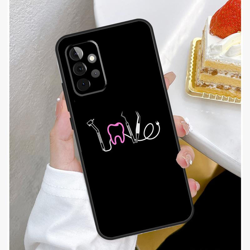 Dentist Dental Tooth Nurse Funda For Samsung Galaxy A52 A32 A12 A14 A34 A54 A51 A71 A53 A33 A13 A15 A25 A35 A55 Case