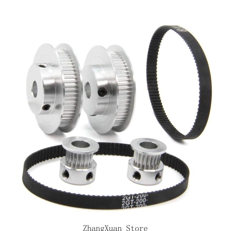 

Timing Belt Pulley GT2 60 Teeth 20 Teeth Reduction Belt Width 6mm Bore 5mm 3XUF CN