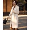 Sisui Nianhua Women's Elegant Mid-length Wool Blend Coat L22007N1