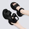 French platform sandals women's summer women's shoes muffin slimming sandals Roman beach sandals are fashionable for outerwear
