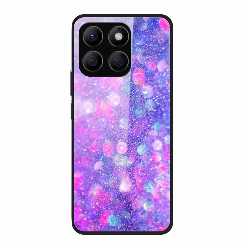 Glass Hard Back Cover For Honor X8C X8B X8 4G 5G Honor 400 Smart Phone Case Soft TPU Bumper Tempered Glass Case Coque Funda Capa
